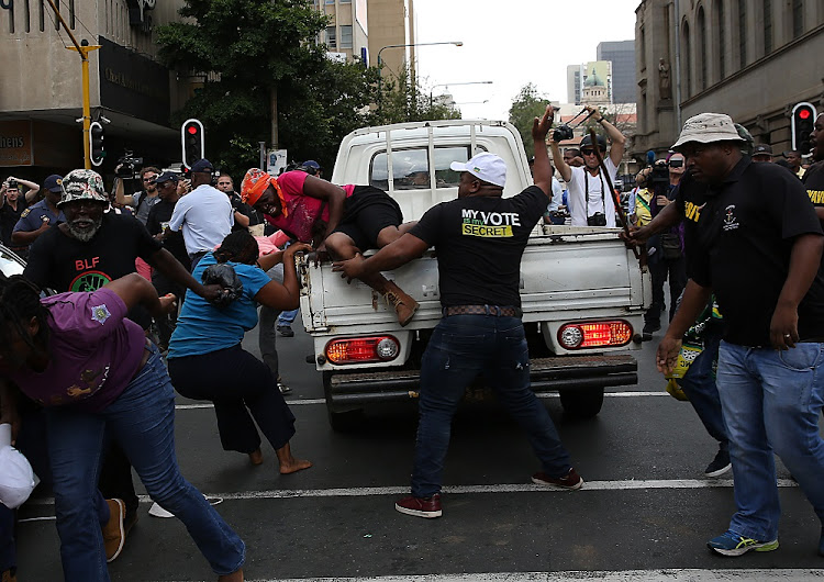 Commission for Gender Equality has expressed its shock at the assault of a woman during a march outside the ANC headquarters in Johannesburg.