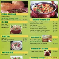 Amritsari Express menu 2