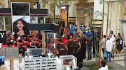 EFF protesters outside the H&M store at Gateway Mall in Umhlanga. 