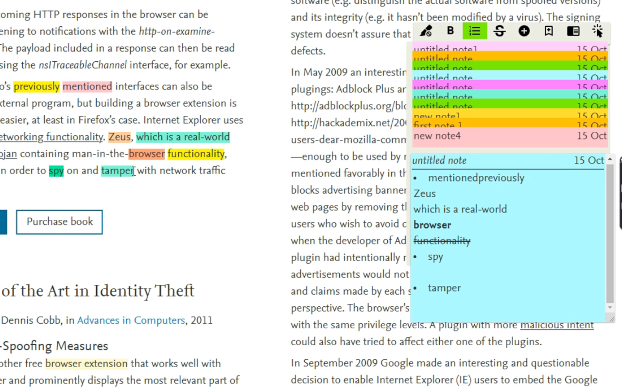 notes + highlighter | notes Box Preview image 0