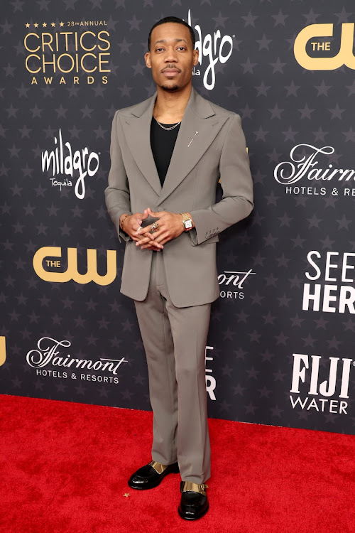 Tyler James Williams attends the 28th Annual Critics Choice Awards at Fairmont Century Plaza.