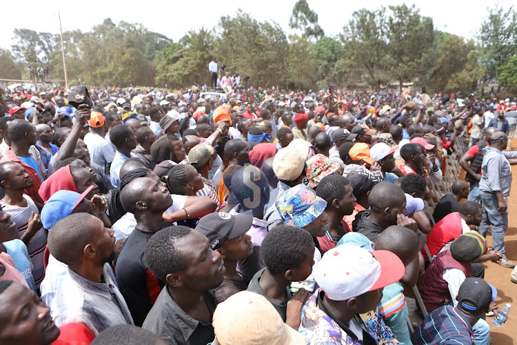 Scenes at Kamukunji Grounds where Azimio leader Raila Odinga is set to hold a rally on January 23, 2023.