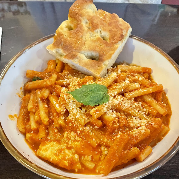 Gluten free pasta AND GF focaccia bread!