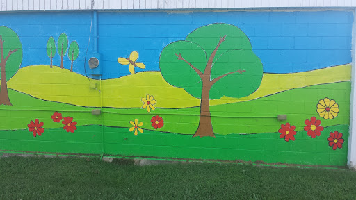 Linden Ballpark Pavillion Mural