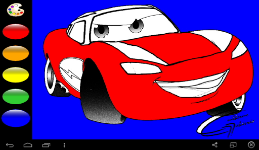 Coloring: Car MCQueen