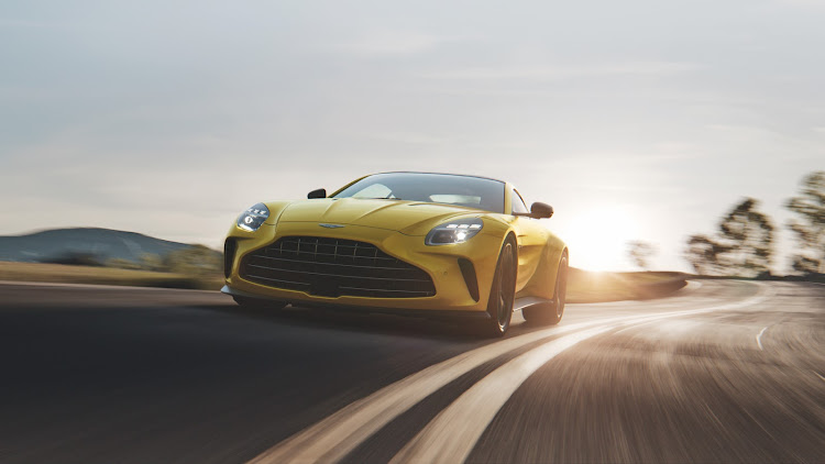 The new Aston Martin Vantage borrows design cues from the UK firm's One-77 supercar.