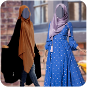 Bridal Hijab Photo Suit  Icon