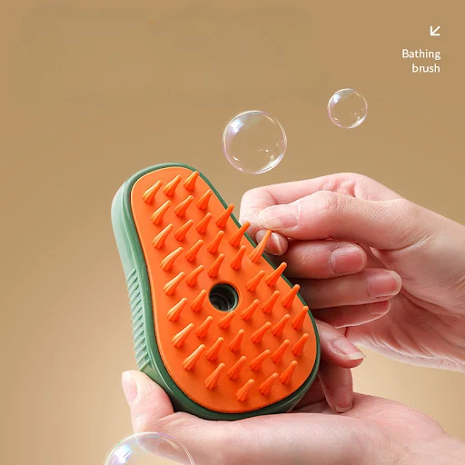 3 in 1 Cats Steam Brush Pet Self Cleaning Electric Spray Cat Hair Brush for Massage Dog Cat Hair Remover Comb Grooming S