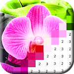 Cover Image of ดาวน์โหลด Coloring Flowers Pixel Art Game 3 APK