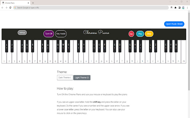 GOOGLE CHROME Piano Roll Tutorial 