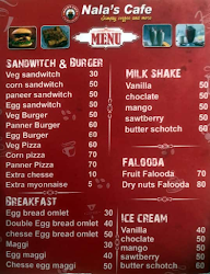 Nala's Cafe menu 1