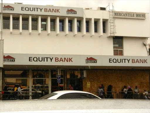 Equity Bank along Badel Naser road Mombasa./FILE