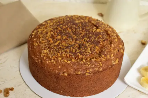 Whole Wheat Banana Walnut Cake