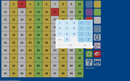 Hundreds Grid/Chart