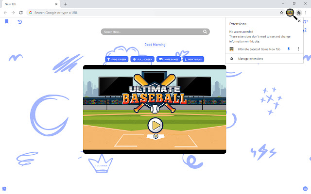 Ultimate Baseball Game New Tab