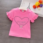 Big love Tshirt rose red