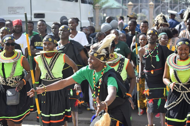 Dancers during the flagging off Tourism event at City Hall on Tuesday, September 27, 2022.