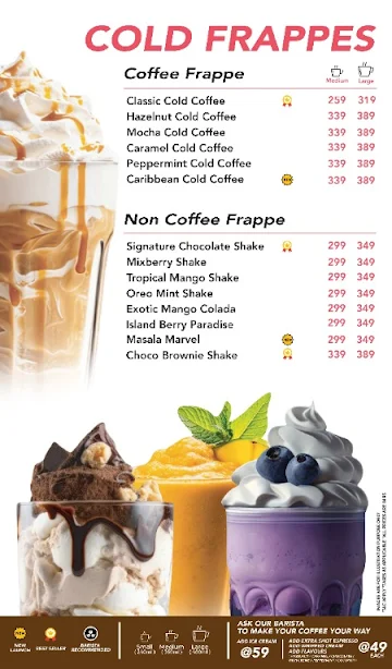 SLAY Coffee Bar menu 