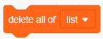 delete all of list list block