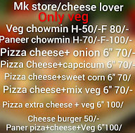 Mk Cheese Lover menu 1