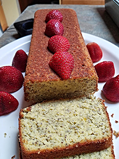 Amaretto Plain Low Carb Loaf Cake