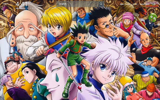 Hunter X Hunter Wallpapers New Tab Theme