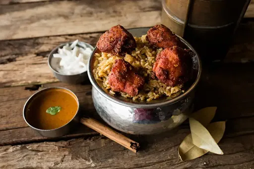 Thalappakatti Chicken 65 Biryani (6 Pcs)