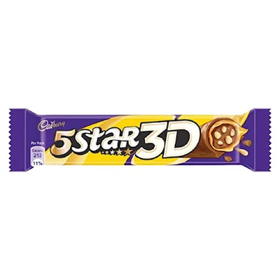 Cadbury 5 Star 3D Chocolate Bar - 42 gm