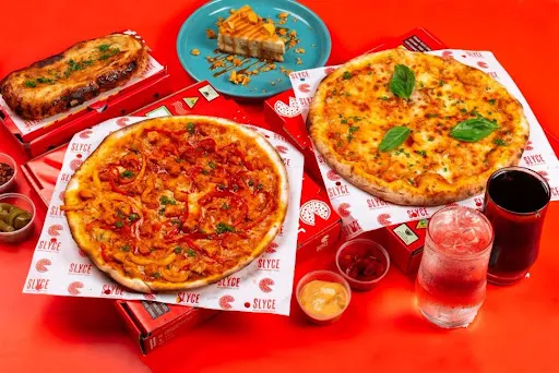 Peri Peri Chicken + OG Pizza + Just Garlic Bread+Dessert+Beverage