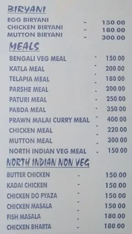 Bengali Fun Foods menu 4