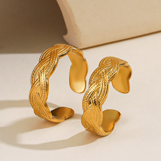 Title 6, Retro Hip Hop Titanium Steel Ring for Ladies. A...
