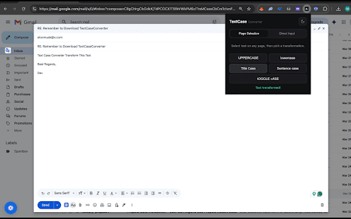 TextCaseConverter screenshot 2