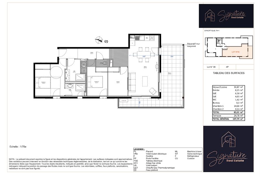 Vente appartement 4 pièces 83.01 m² à Saint-raphael (83700), 479 000 €