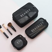 Túi Lưới Đựng Mỹ Phẩm, Đồ Makeup Trang Điểm - Túi Đựng Đồ Cá Nhân Du Lịch Vải Lưới