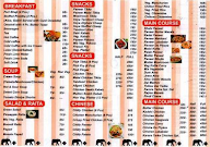 KT Restaurant menu 1