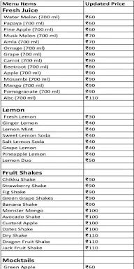 Juice Box menu 1