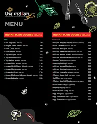 The Indian Affair menu 2