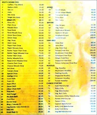 Udupi Grand menu 1