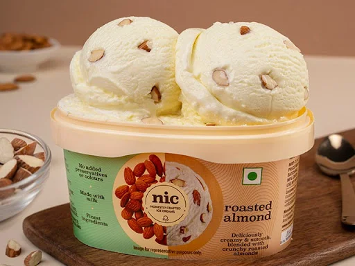 Roasted Almond Ice Cream 500ml