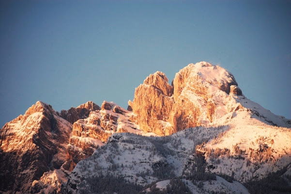 Tramonto dolomitico  Monte Pizzocco di luca.z