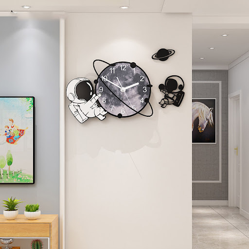 Title 5, Cartoon childrens room wall clock, living room...