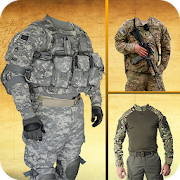 US army suit changer uniform photo editor 2019  Icon