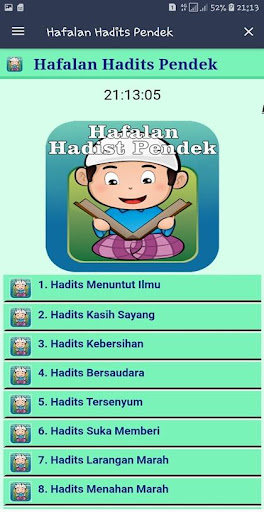 Hafalan Hadist Pendek