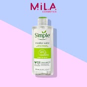 Nước Tẩy Trang Simple Micellar Cleansing Water 200Ml - Dịu Nhẹ Cho Da Nhạy Cảm