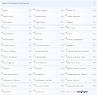 Madhuram Restaurant menu 1