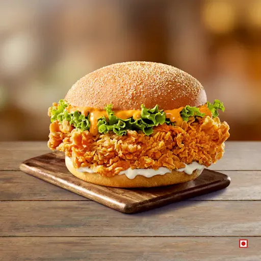 Chicken Zinger Burger - Tandoori