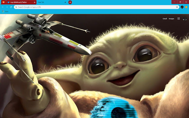 Baby Yoda  Cute baby face The Mandalorian chrome extension