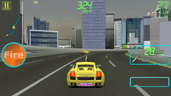 Supercar Shooter : Death Race Capture d’écran