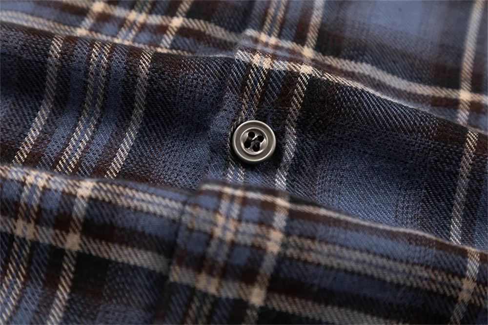 Title 5, Camicia a quadri a maniche corte sfumata da uom...