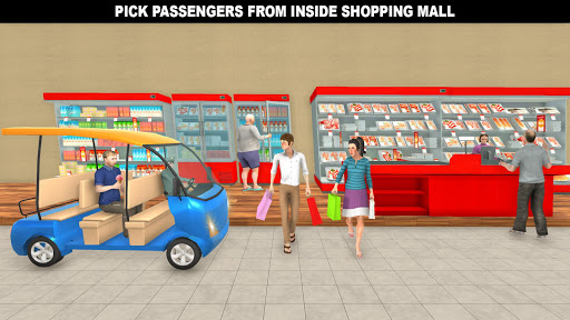 Shopping Mall Rush Taxi: City Driver Simulator